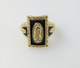 Plated Multicolor Virgin Mary Adjustable Men Ring