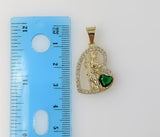Plated Dainty Saint Jude Thaddaeus Pendant