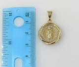 Plated Dainty Saint Jude Thaddaeus Pendant