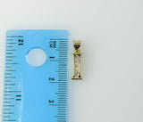 Plated Dainty Letter Initial "I" Pendant