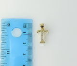 Plated Dainty Letter Initial "T" Pendant