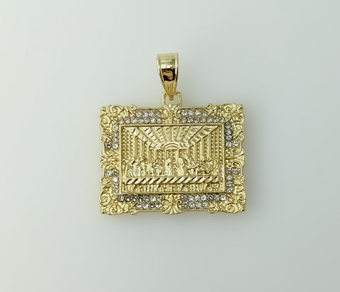 Plated The Last Supper Portrait Pendant