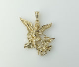 Plated Large Archangel Saint Michael Pendant