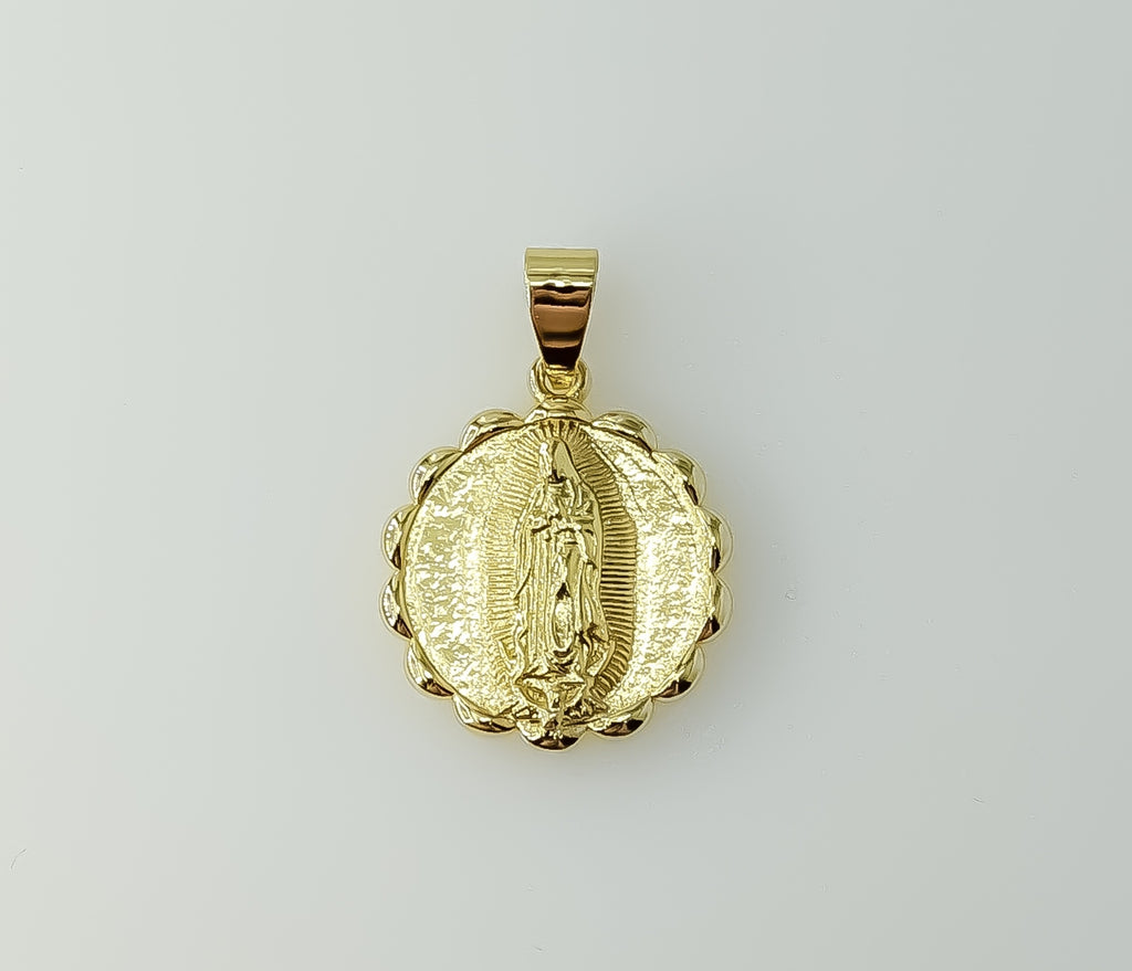 Plated Virgin Mary Pendant