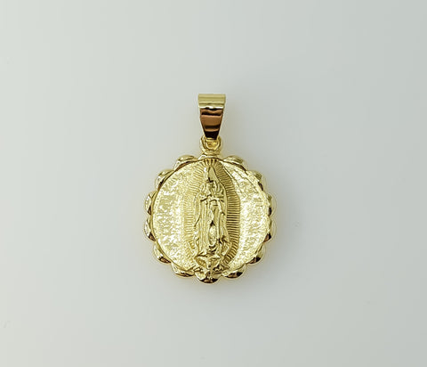 Plated Virgin Mary Pendant