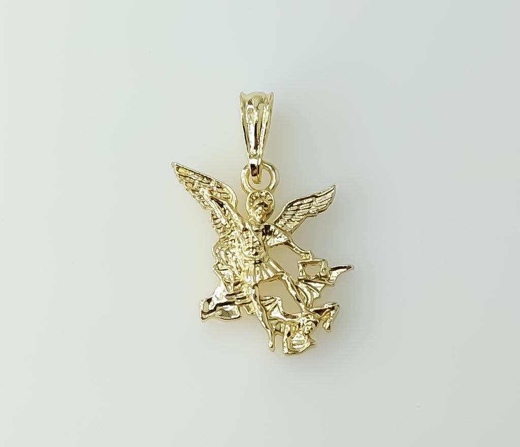Plated Small Archangel Saint Michael Pendant