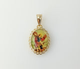 Plated Archangel Saint Michael Pendant