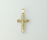 Plated Small Cross Pendant