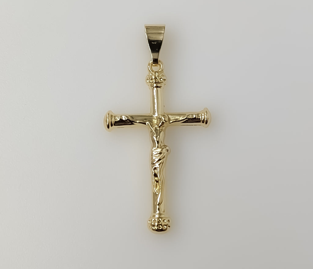 Cross Crucifix Jesus Plated Pendant Faith Devotion Gift