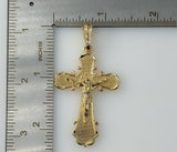 Cross Crucifix Jesus Plated Men Pendant Religious Faith Charm