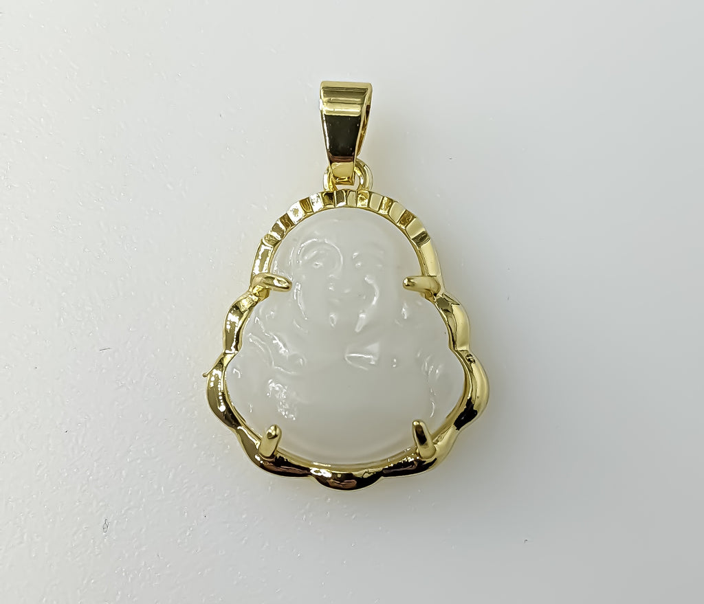 Plated Dainty Buddha Pendant