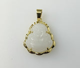 Plated Dainty Buddha Pendant
