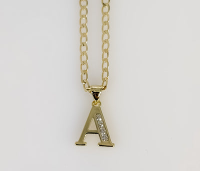 Plated Dainty Letter 