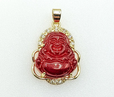 Plated Dainty Mini Buddha Pendant