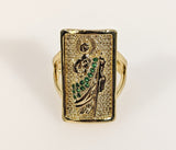 Plated Saint Jude Ring