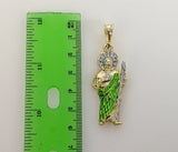 Plated Multicolor Saint Jude Thaddaeus Pendant