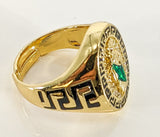 Plated Multicolor Saint Jude Men Adjustable Ring