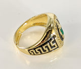 Plated Multicolor Saint Jude Men Adjustable Ring