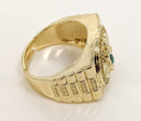 Plated Multicolor Saint Jude Men Adjustable Ring