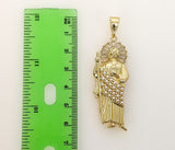 Plated Saint Jude 3mm Rope/Braided Chain Necklace