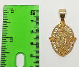 Plated Saint Jude Thaddaeus Pendant