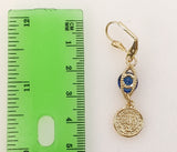 Plated Saint Benedict Earring