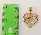 Plated Heart Pendant