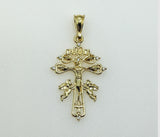 Plated Holy Cross of Caravaca Pendant