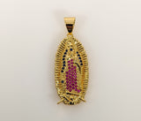 Plated Virgin Mary Pendant*