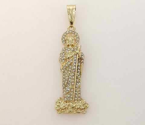 Plated Saint Jude Thaddaeus Pendant