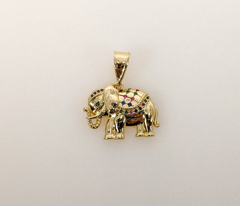 Plated Elephant Pendant*