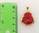 Plated Dainty Buddha Pendant