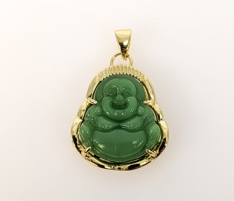 Plated Dainty Buddha Pendant
