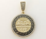 Plated Large The Last Supper Pendant