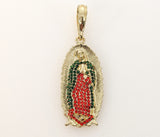 Plated Virgin Mary Pendant