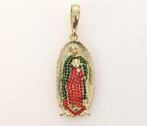 Plated Virgin Mary Pendant