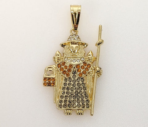 Plated Holy Infant of Atocha Pendant