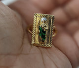 Plated Multicolor Saint Jude Ring