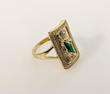 Plated Multicolor Saint Jude Ring