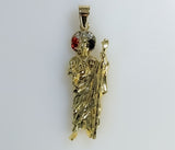 Plated Saint Jude Thaddaeus Pendant