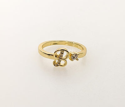 Plated Adjustable Initial Letter 