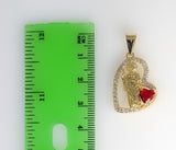 Plated Dainty Saint Jude Thaddaeus Pendant