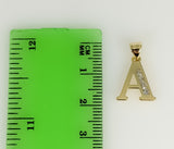 Plated Letter Initial "A" Pendant