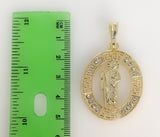 Plated Saint Jude Thaddaeus Pendant