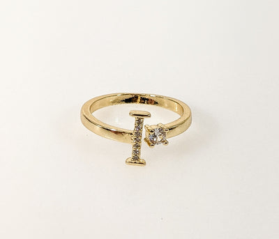 Plated Adjustable Initial Letter 