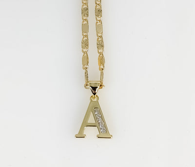 Plated Dainty Letter 