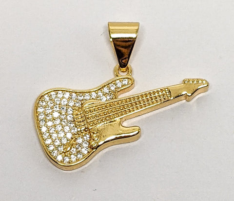 Plated Guitar Pendant Title