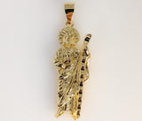 Plated Saint Jude Thaddaeus Pendant