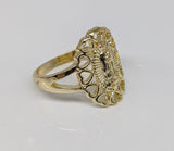 Plated Mini Heart Virgin de Guadalupe Ring*