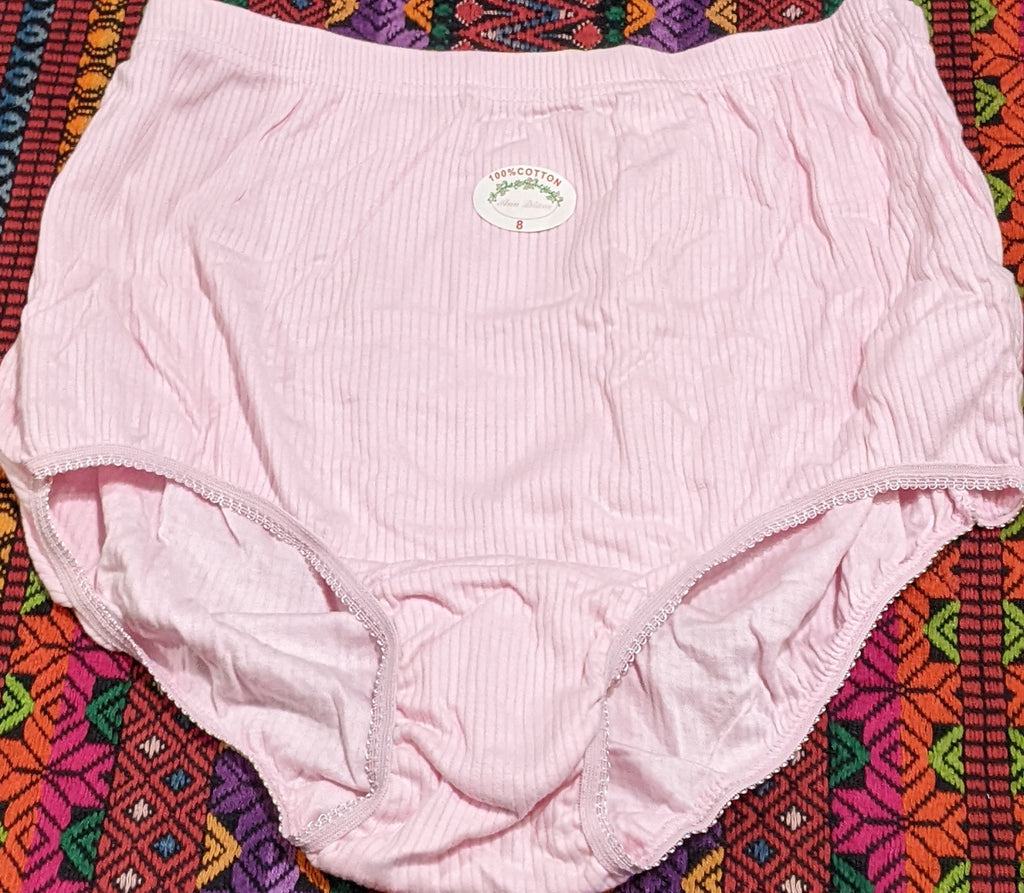 Vintage Granny High Waist Cotton Underwear Panties Briefs Plus